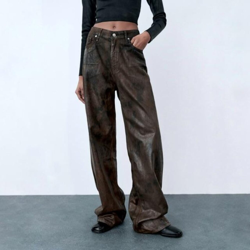 Zara Loose Fit Denim Jeans